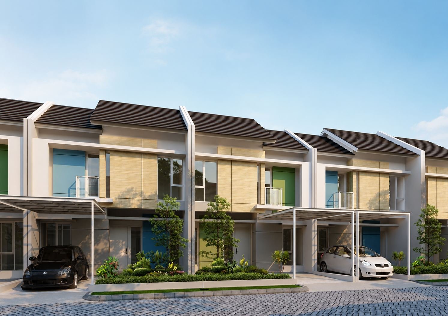 Fasad Albasia — Kota Harapan Indah