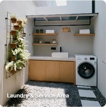 Greenara - Laundry & Service Area