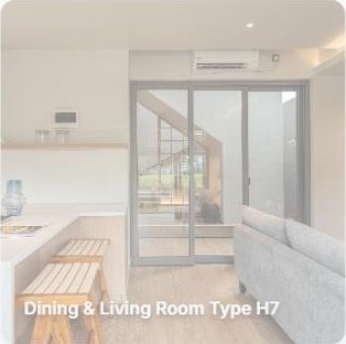 Asera Hoshi - Dining & Living Room — Tipe H7